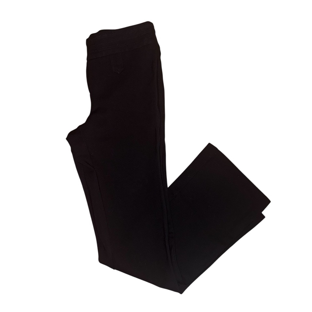 Rekucci Black Dress Bootcut Stretch Slim Pants - Rayon Nylon Spandex - Womens 8